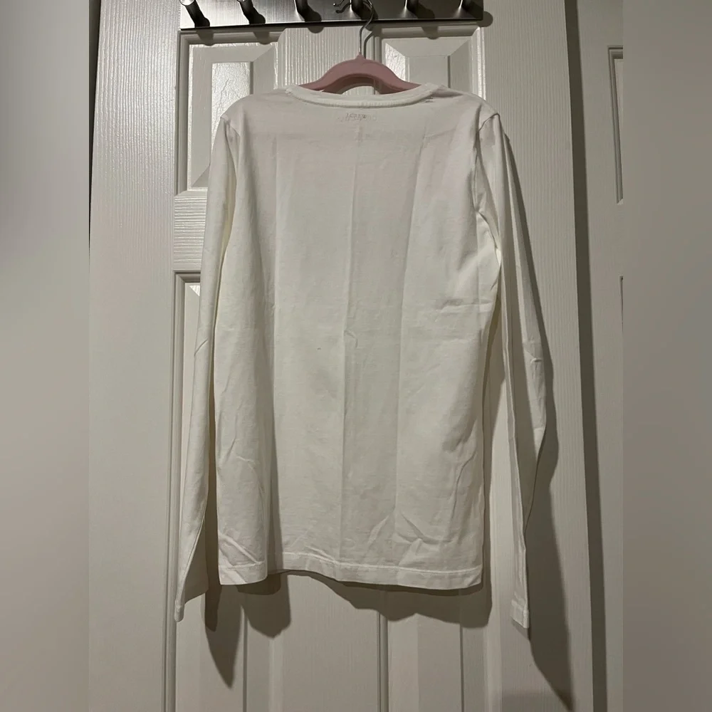 J Crew crewcuts size XL (12-14) sequin reindeer holiday long sleeve t-shirt, NWT - Picture 6 of 7